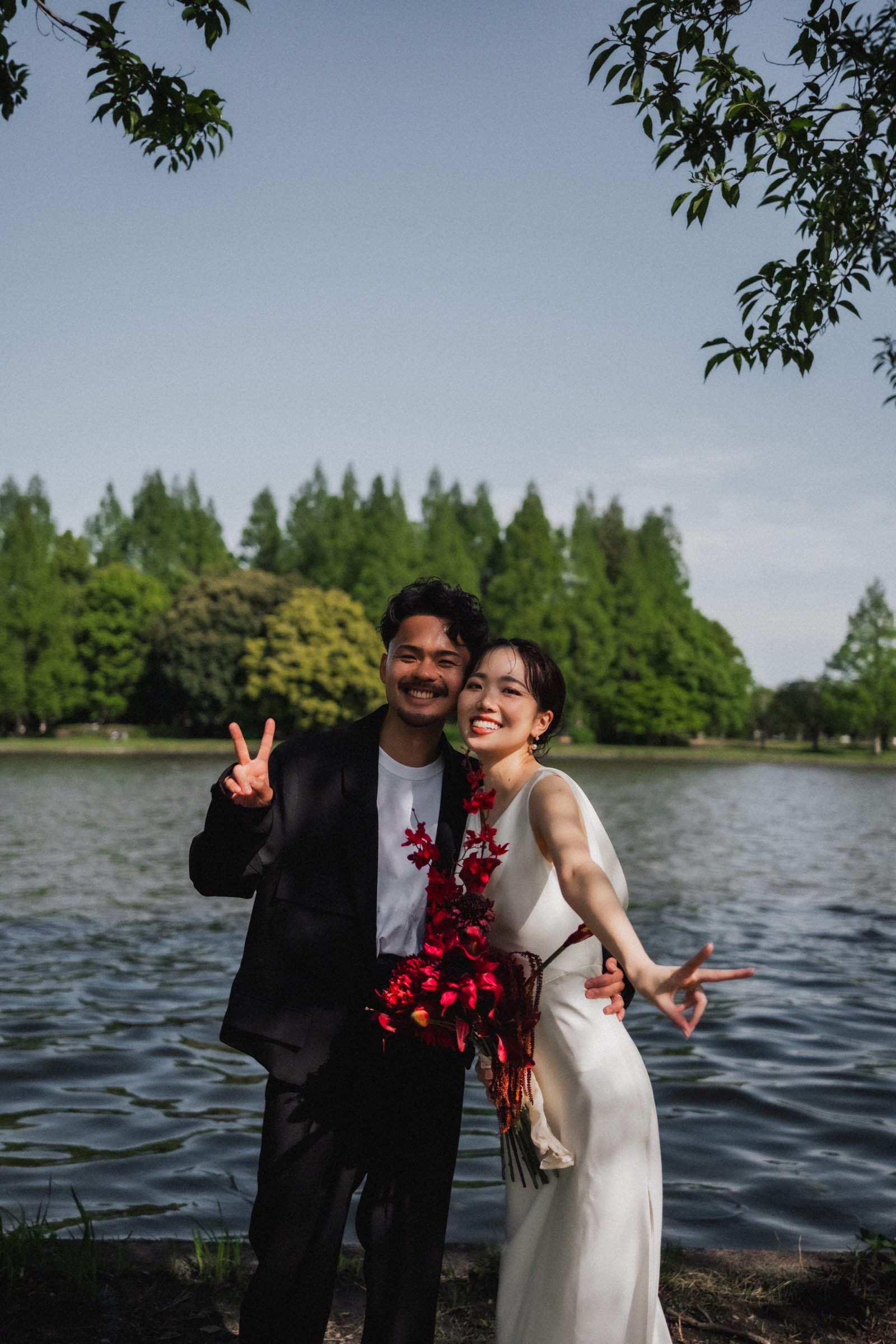 水元公園で撮影したウェディングフォト — FIELDS TO WATER 6